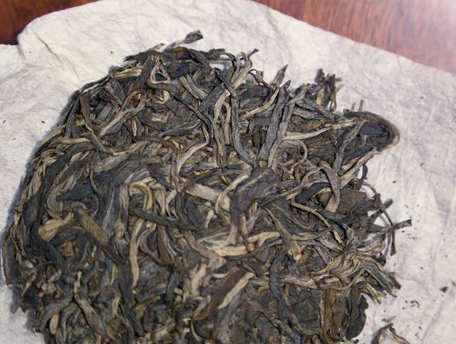 2019老曼峨古树圆茶