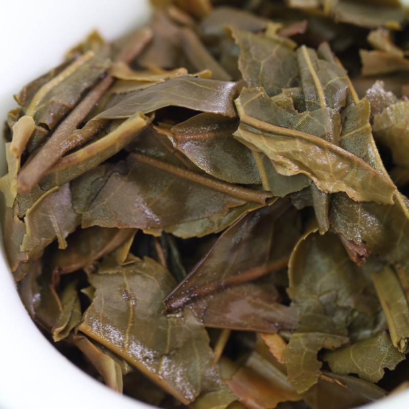 2019凤眉贡砖茶 老班章黑条